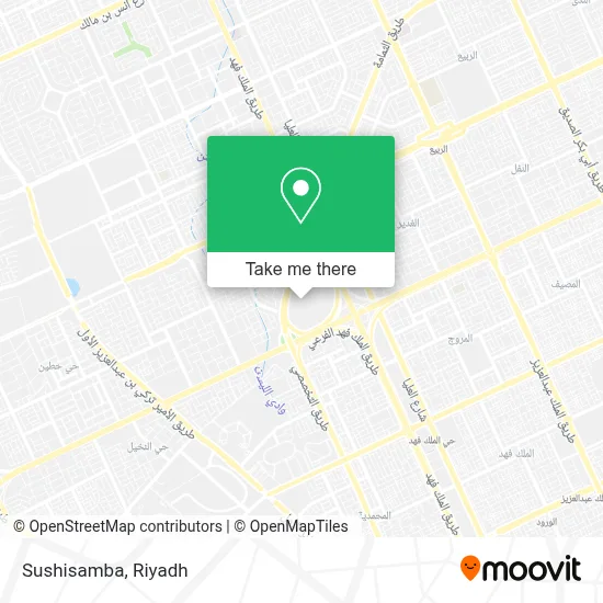 Sushisamba map