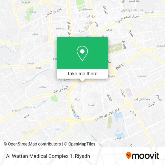 Al Wattan Medical Complex 1 map