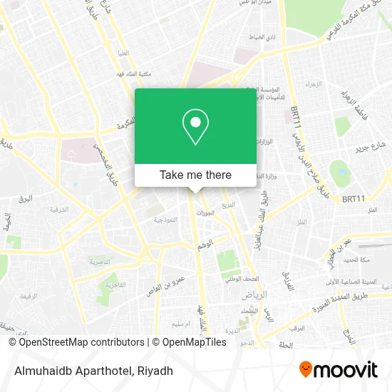 Almuhaidb Aparthotel map