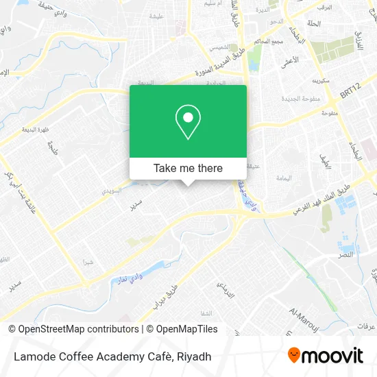 Lamode Coffee Academy Cafè map