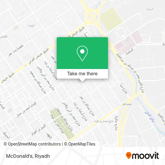 McDonald's map
