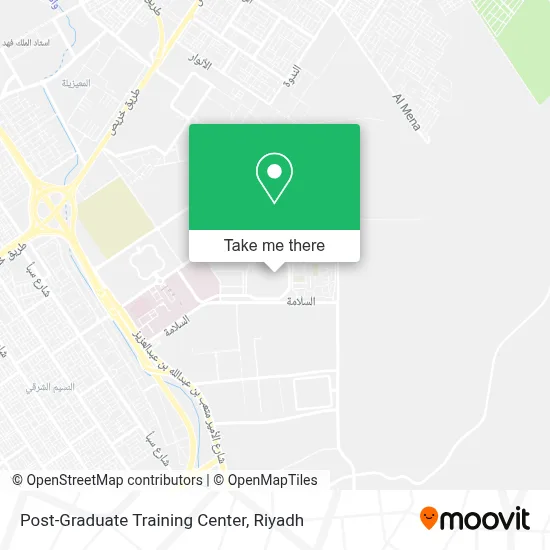 Post-Graduate Training Center map