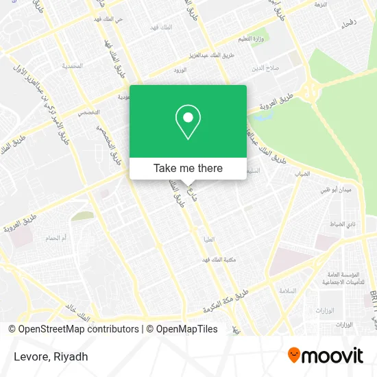 Levore map