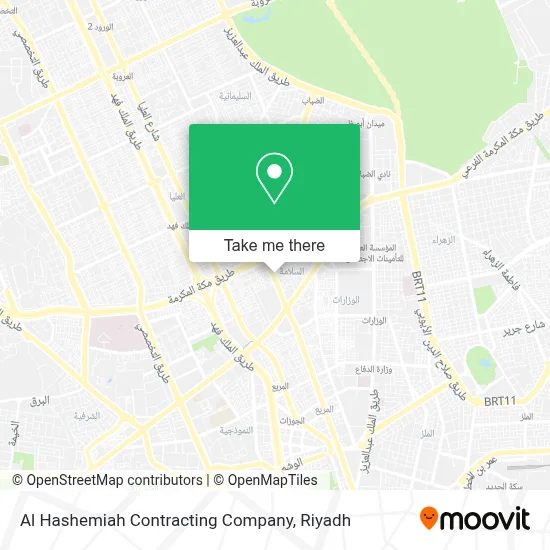 Al Hashemiah Contracting Company map