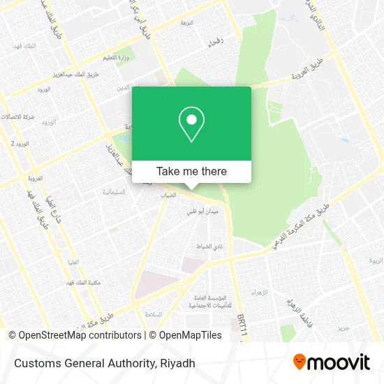 Customs General Authority map