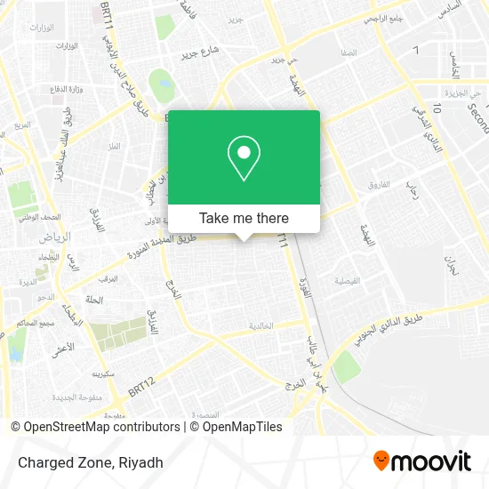 Charged Zone map