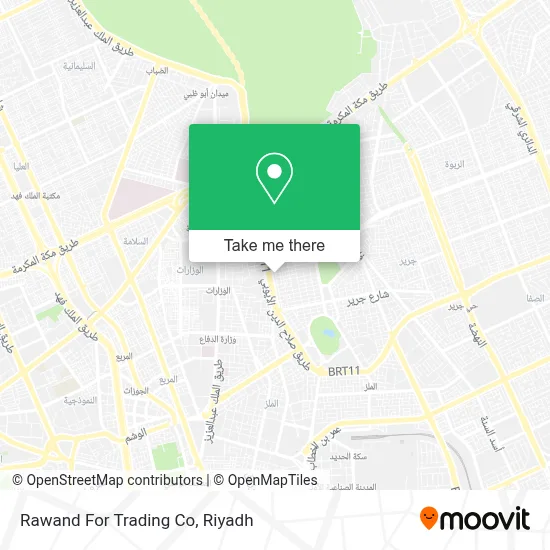 Rawand For Trading Co map
