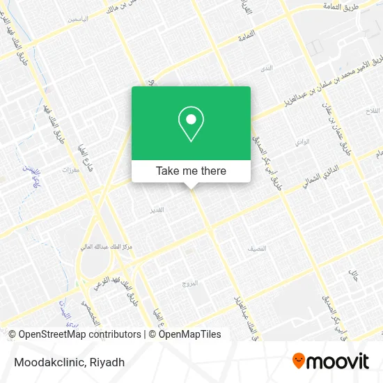 Moodakclinic map