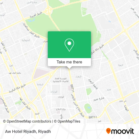 Aw Hotel Riyadh map