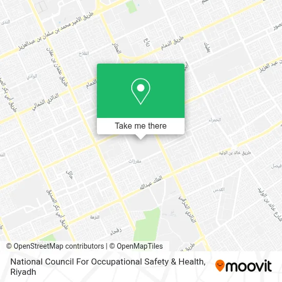 National Council For Occupational Safety & Health map