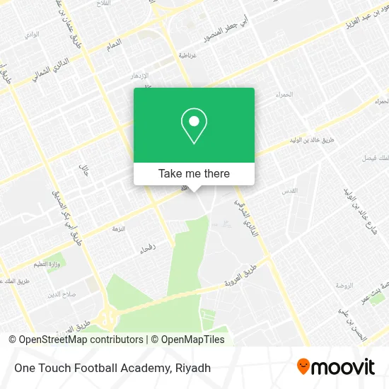 One Touch Football Academy map