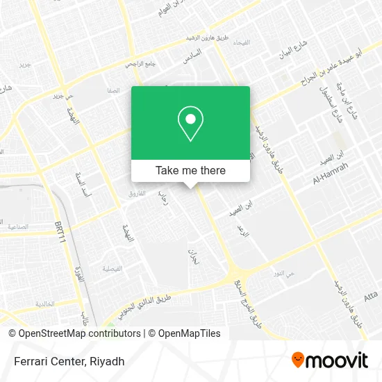 Ferrari Center map