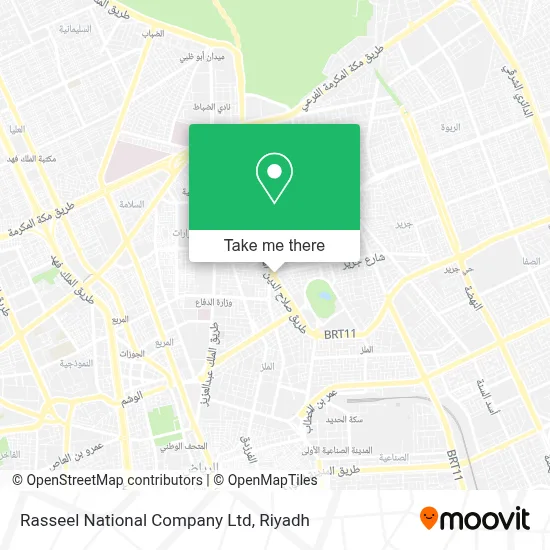 Rasseel National Company Ltd map