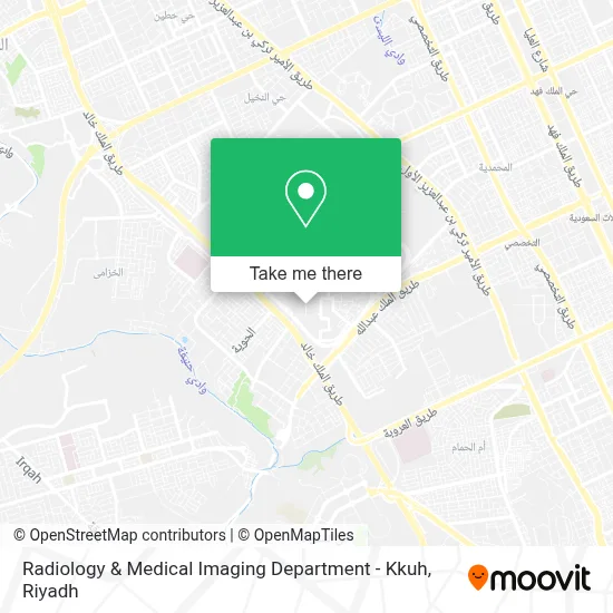 Radiology & Medical Imaging Department - Kkuh map