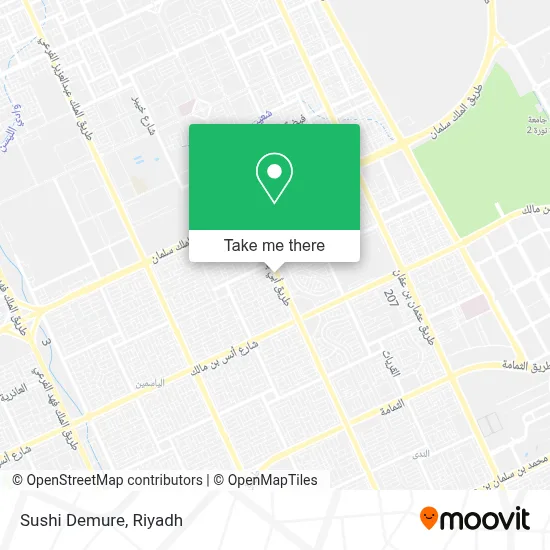 Sushi Demure map