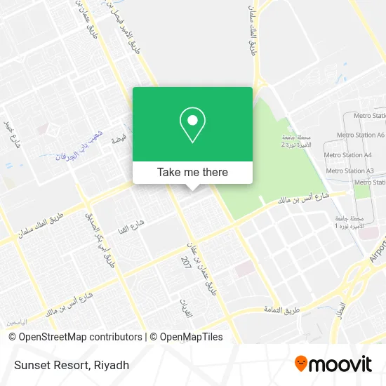 Sunset Resort map