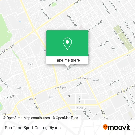 Spa Time Sport Center map