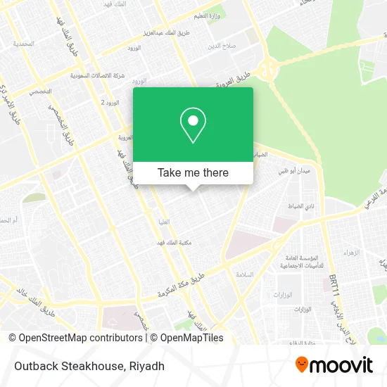 Outback Steakhouse‏ map