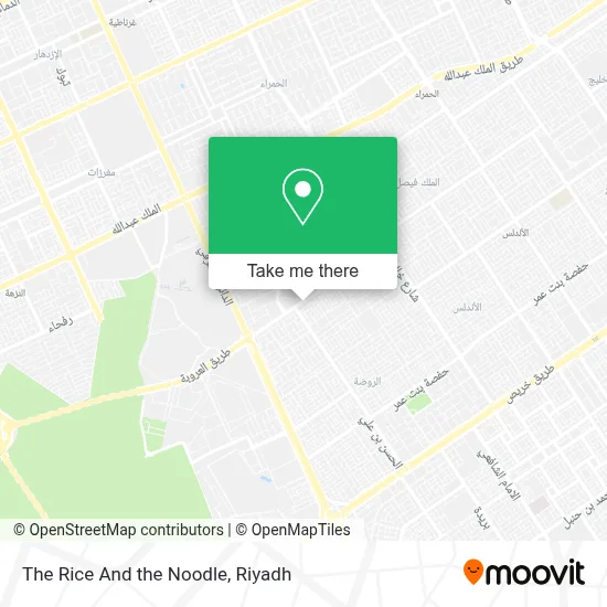 The Rice And the Noodle map
