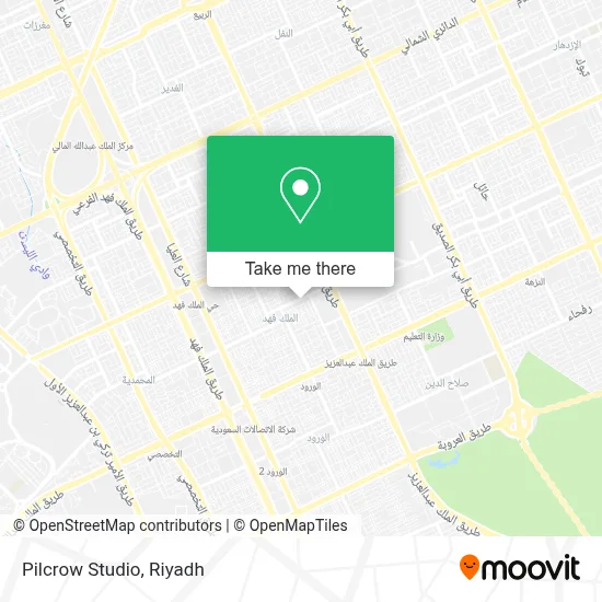 Pilcrow Studio map