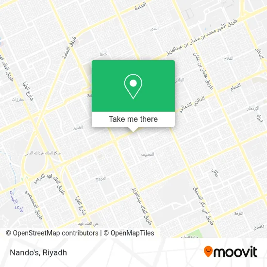 Nando's map