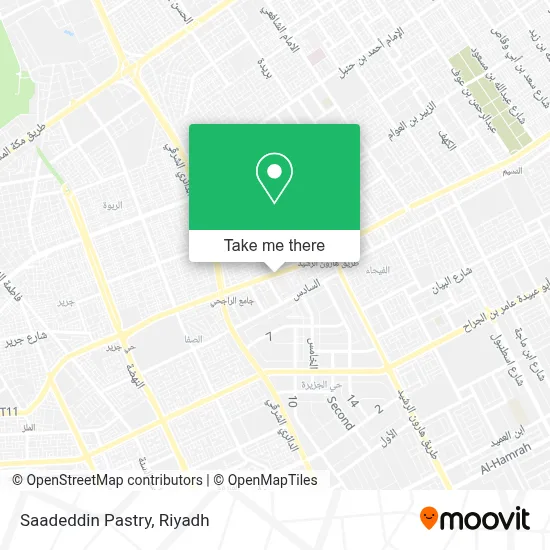 Saadeddin Pastry map