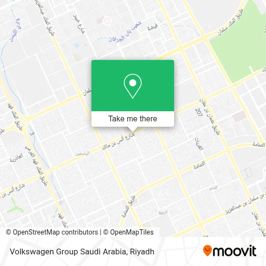 Volkswagen Group Saudi Arabia map