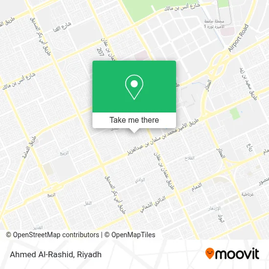 Ahmed Al-Rashid map