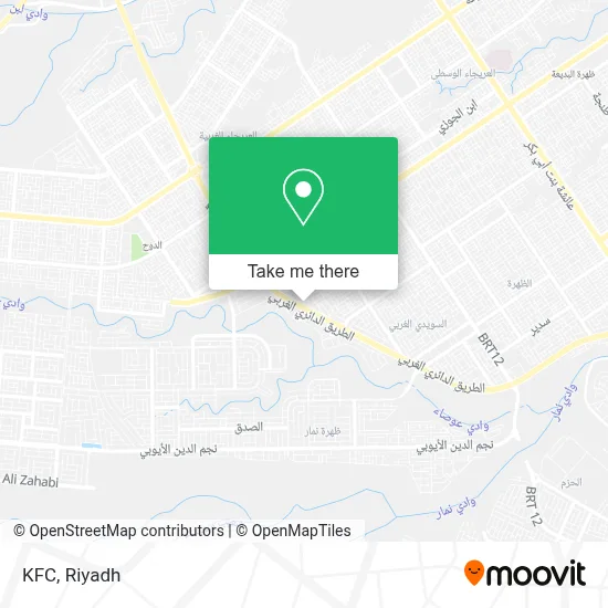 KFC map