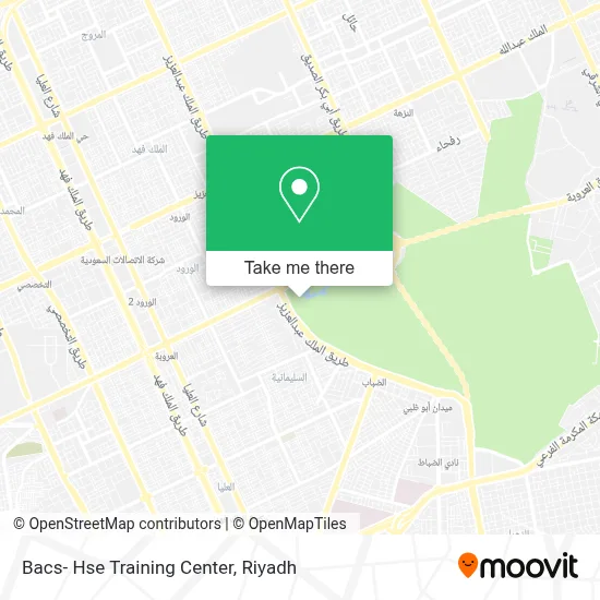 Bacs- Hse Training Center map