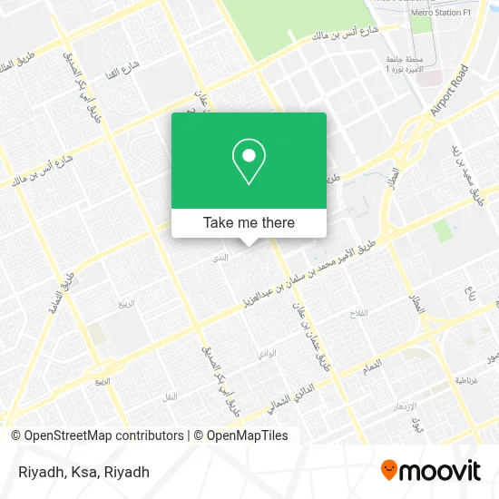 Riyadh, Ksa map