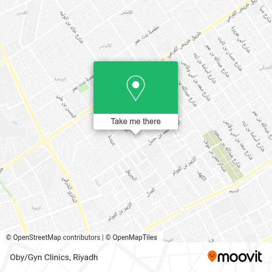 Oby/Gyn Clinics map
