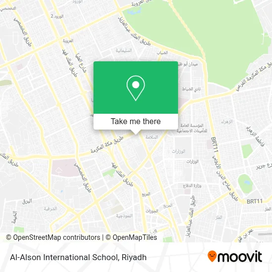 Al-Alson International School map