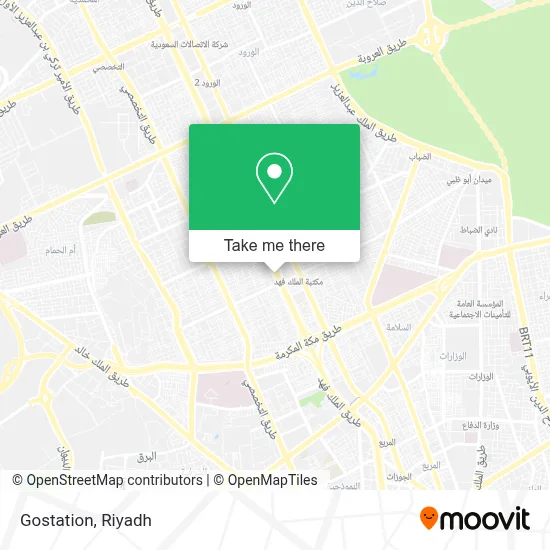 Gostation map