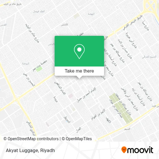 Akyat Luggage map