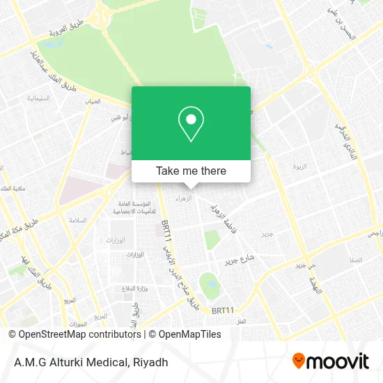 A.M.G Alturki Medical map