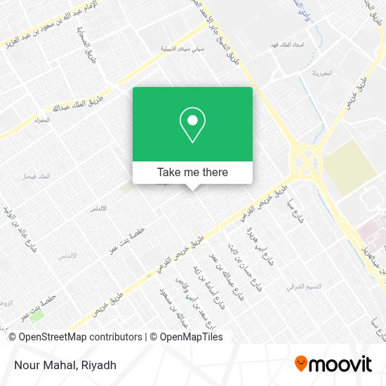 Nour Mahal map