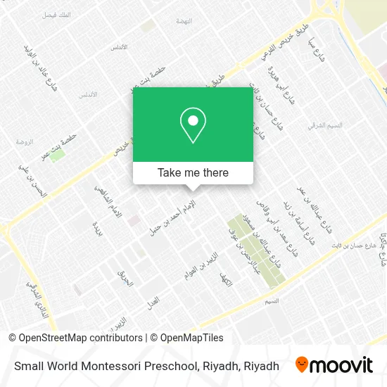 Small World Montessori Preschool, Riyadh map