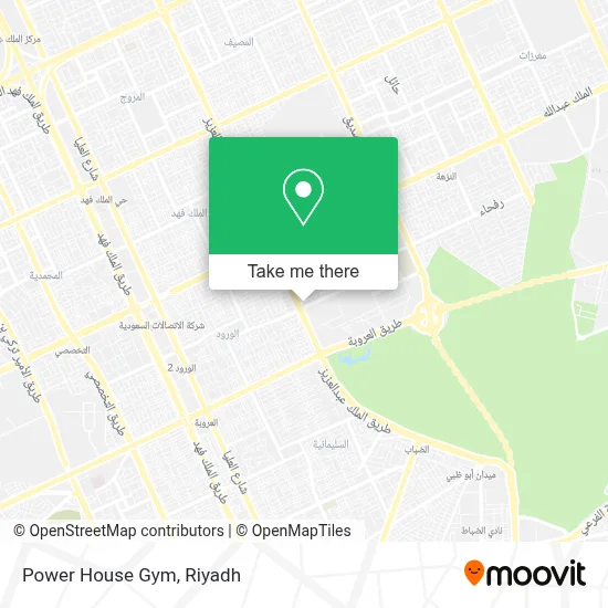 Power House Gym map