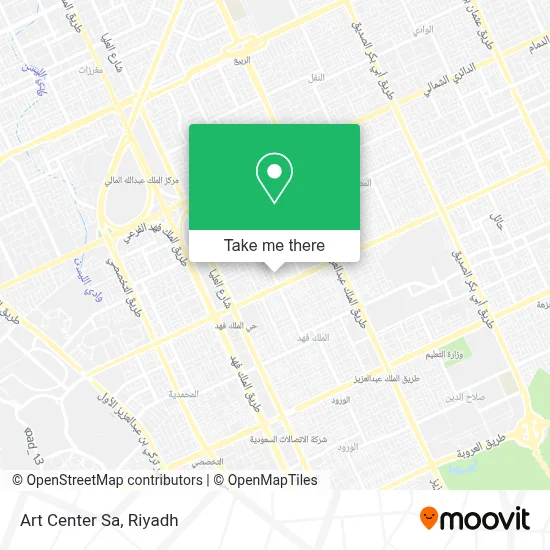 Art Center Sa map