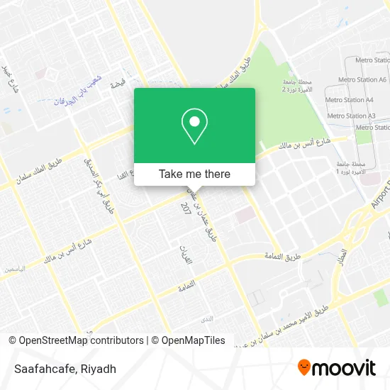 Saafahcafe map