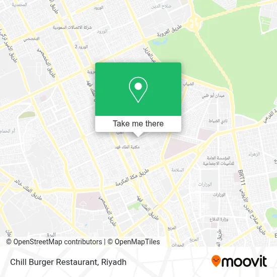 Chill Burger Restaurant map