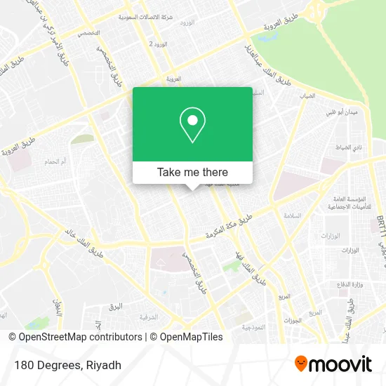 180 Degrees map