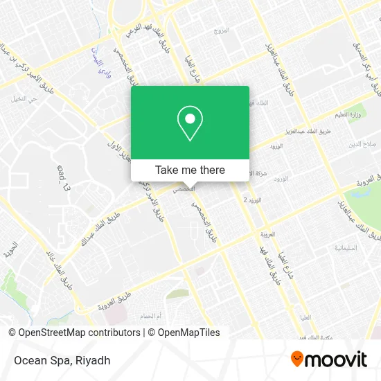 Ocean Spa map
