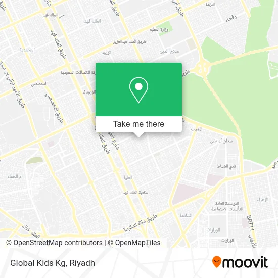 Global Kids Kg map