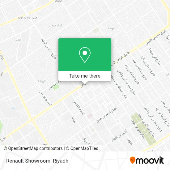 Renault Showroom map