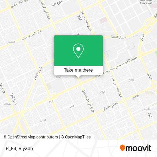 B_Fit map