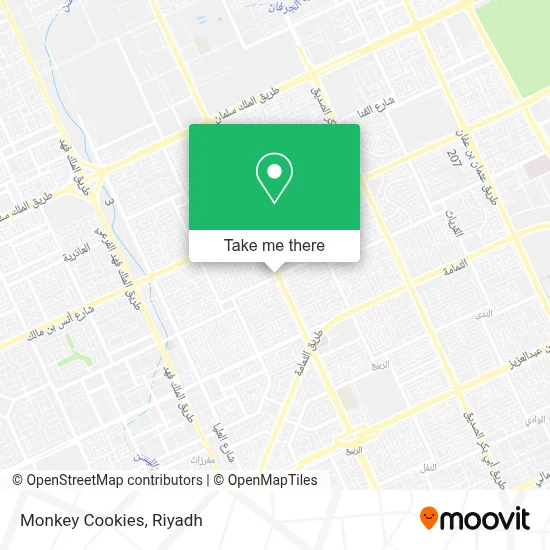 Monkey Cookies map