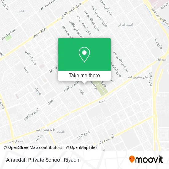 Alraedah Private School map