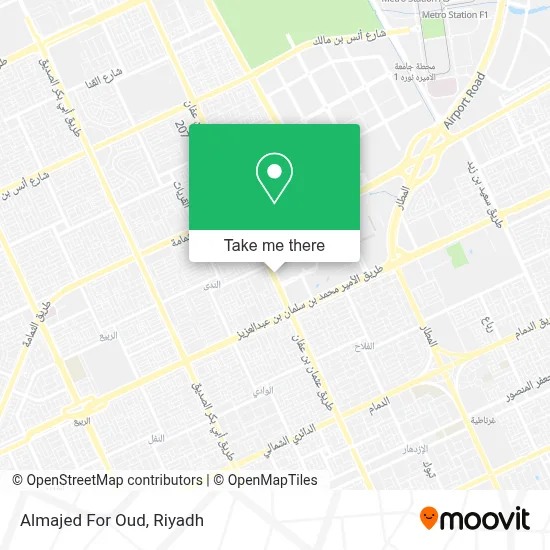 Almajed For Oud map